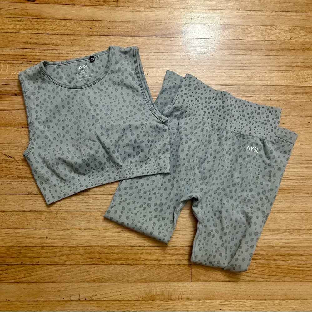 AYBL Animal Print Workout Set